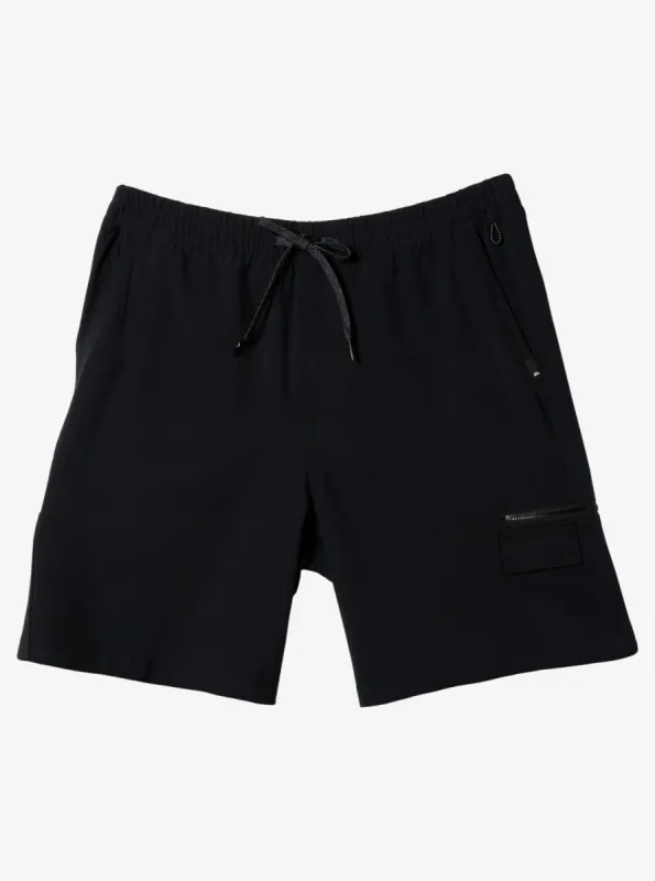 Taxer Cargo Amphibian 19" Hybrid Shorts - Black made by Quiksilver