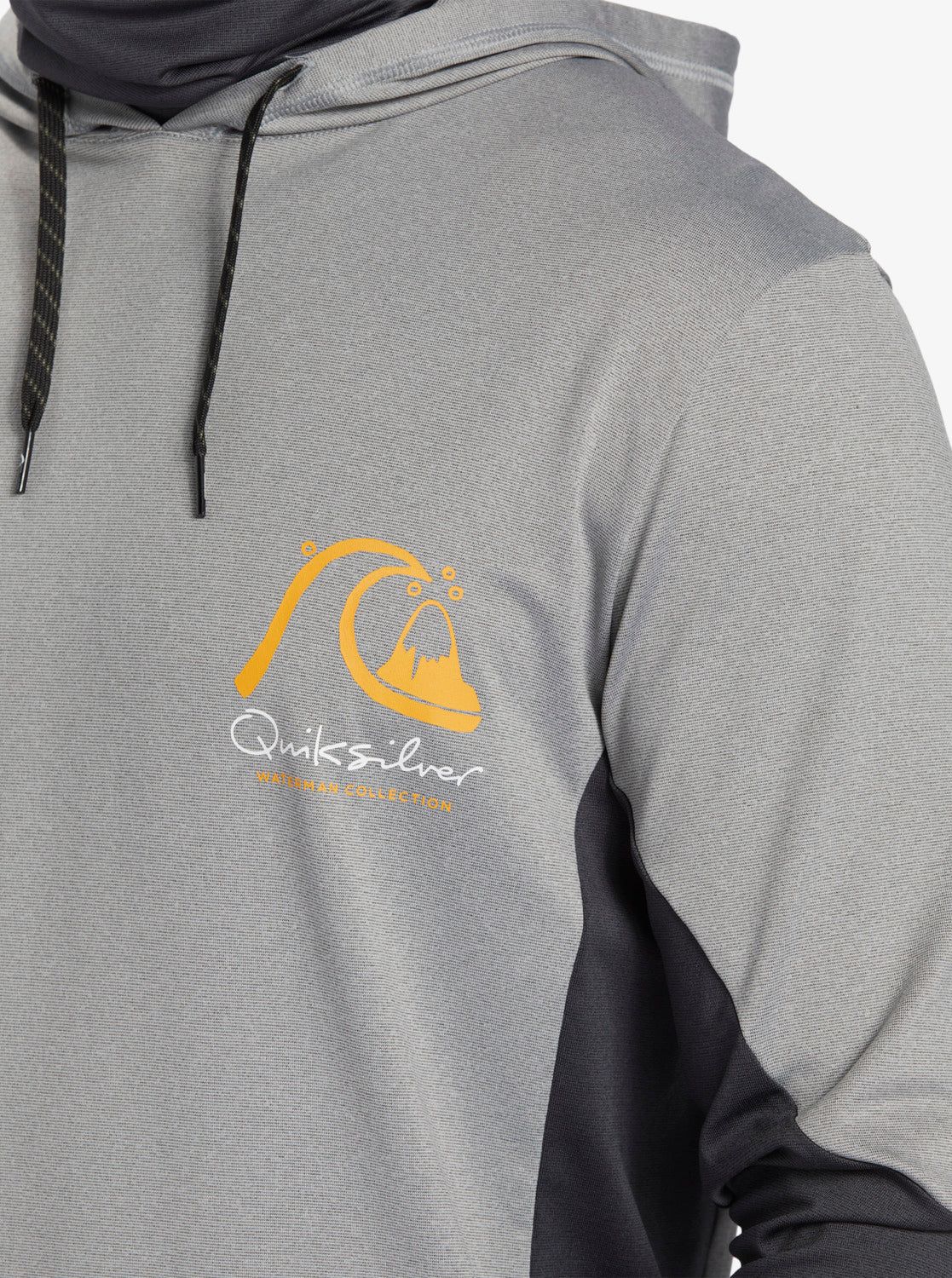 Waterman Angler Hooded UPF 50 Long Sleeve Surf Tee - Sharkskin sold by Quiksilver product image thumbnail 5