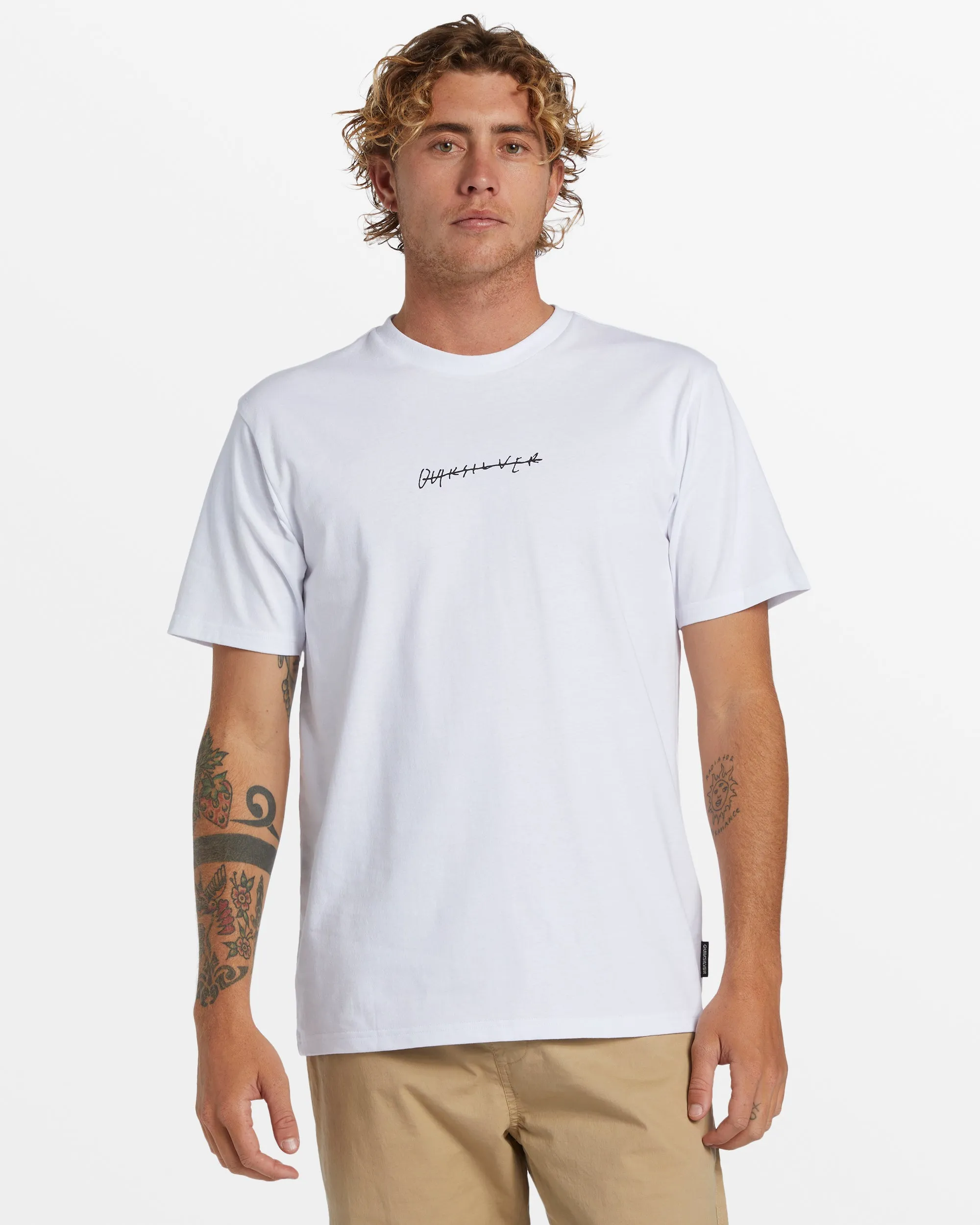Rushed Logo DNA T-Shirt - White sold by Quiksilver