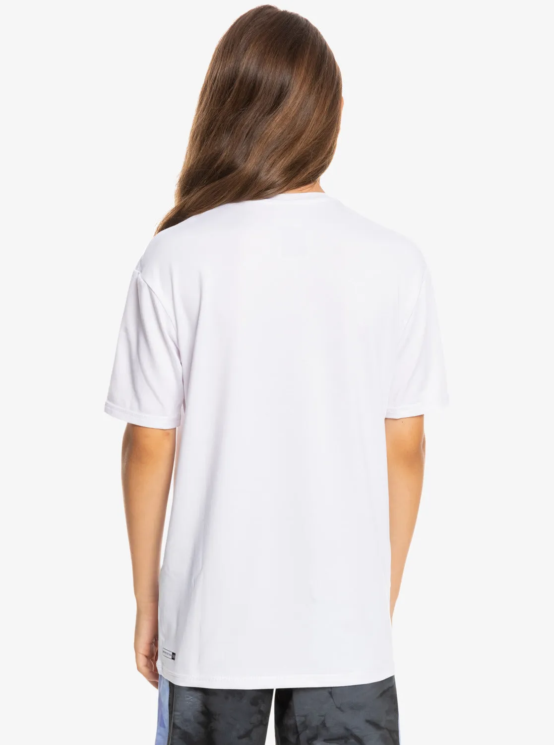 Boys 8-16 Solid Streak Short Sleeve Upf 50 Surf T-Shirt - White sold by Quiksilver product image thumbnail 5