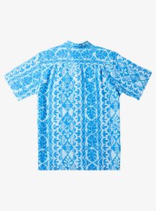 Waterman Paradise Day Short Sleeve Shirt - Directoire Blue Paradise Bay sold by Quiksilver
