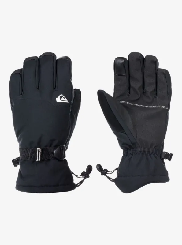Mission Insulated Ski/Snowboard Gloves - True Black sold by Quiksilver