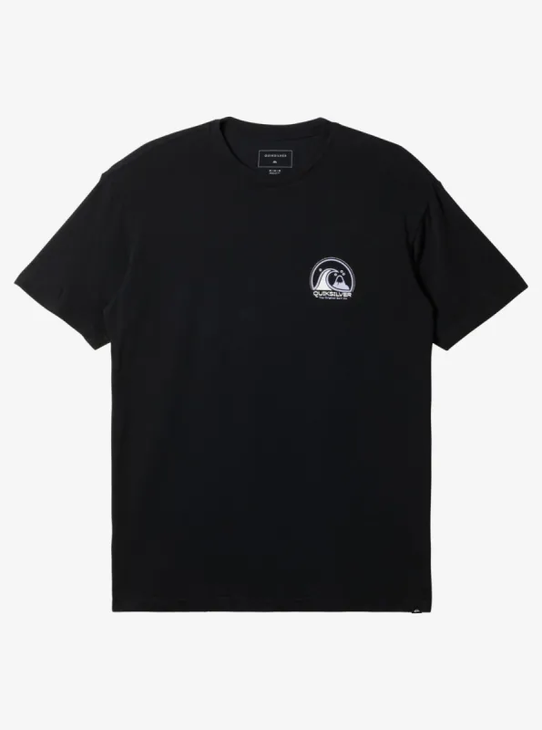 Clean Circle T-Shirt - Black sold by Quiksilver