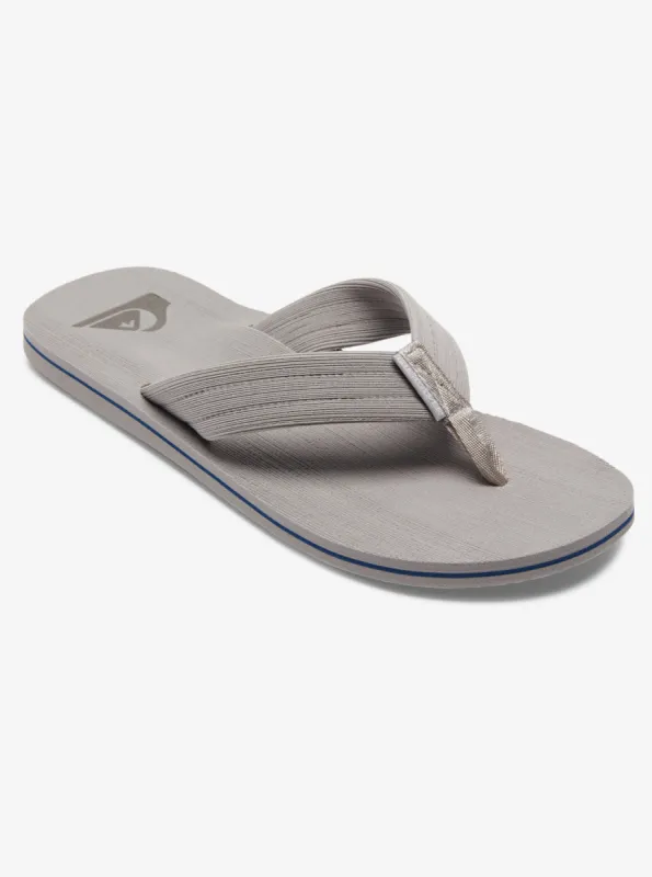 Molokai Layback Sandals - Grey/White/Grey sold by Quiksilver