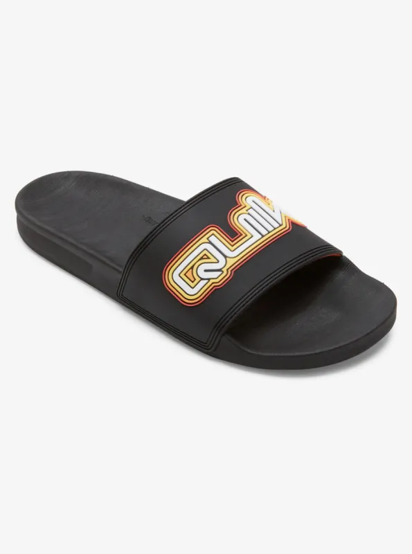 Rivi Wordmark Slide II Sandals - Black 2 sold by Quiksilver