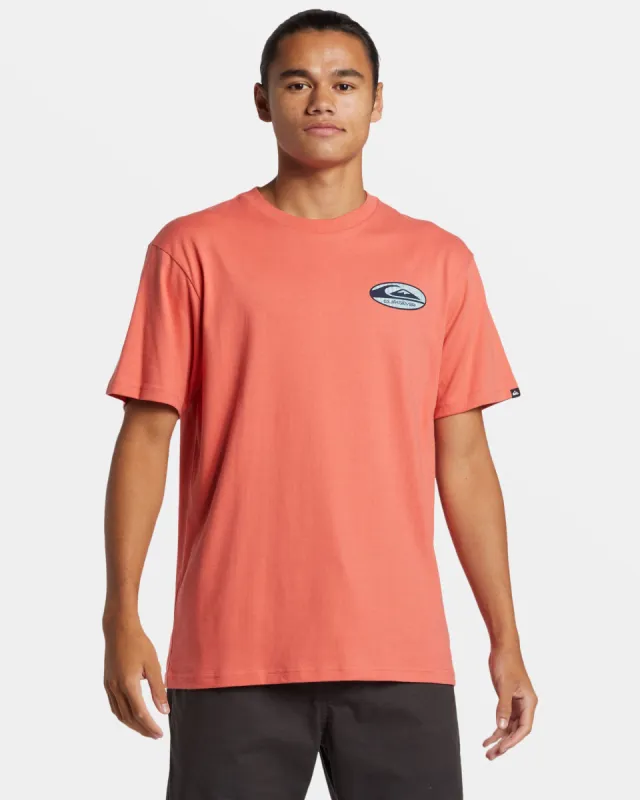 Retro Link T-Shirt - Spiced Coral sold by Quiksilver