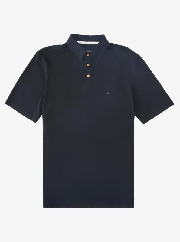 Waterman Waterpolo Short Sleeve Polo Shirt - Black made by Quiksilver