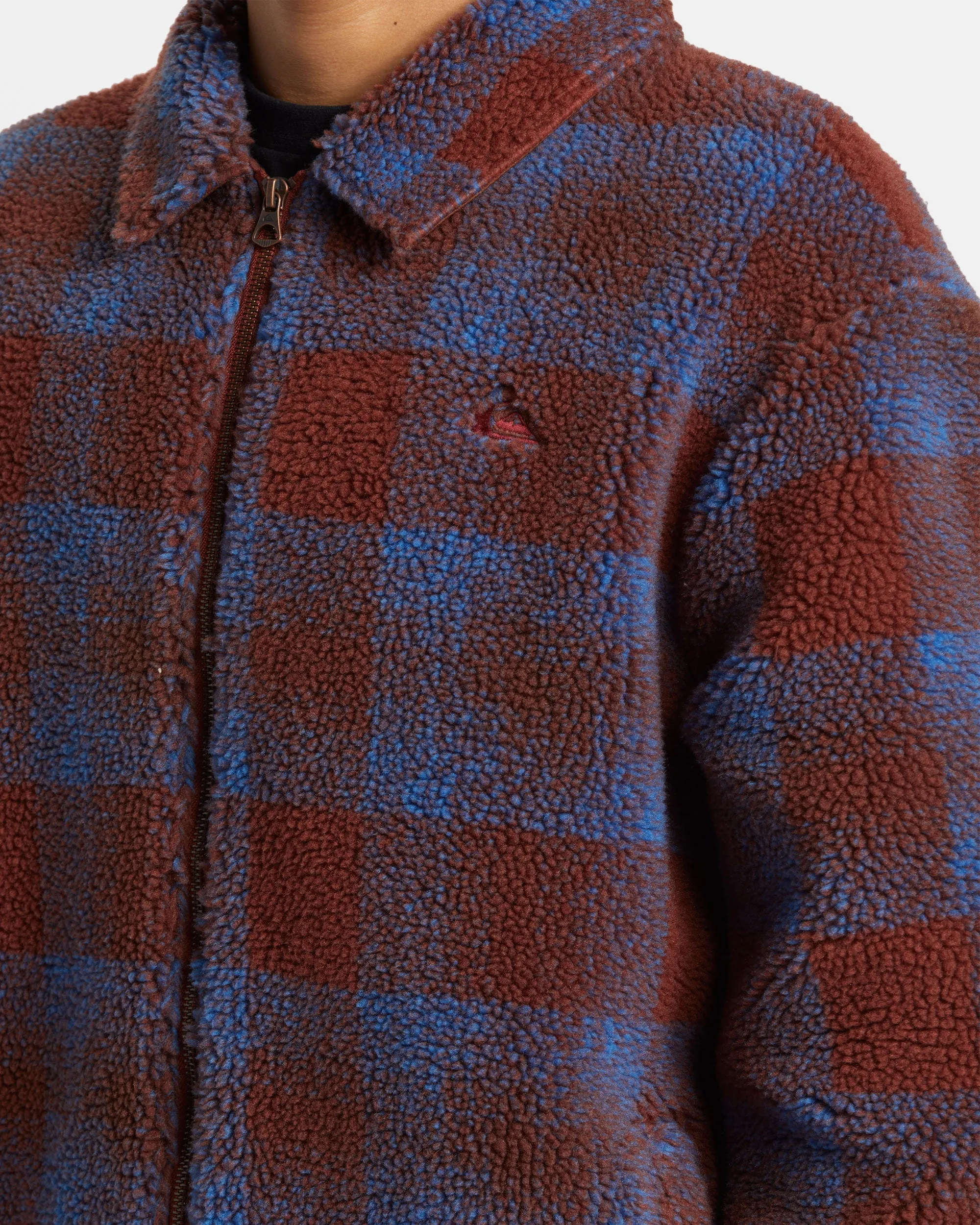 Deck Zip-Up Jacket - Deck Fleece-Henna sold by Quiksilver product image thumbnail 5