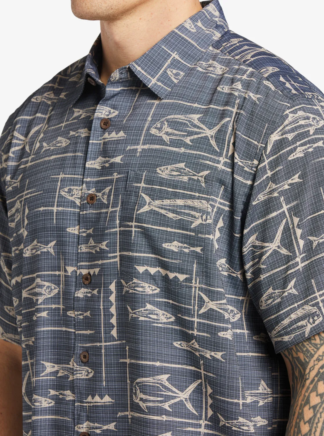 Waterman Bento Shirt - Bento Black sold by Quiksilver product image thumbnail 5