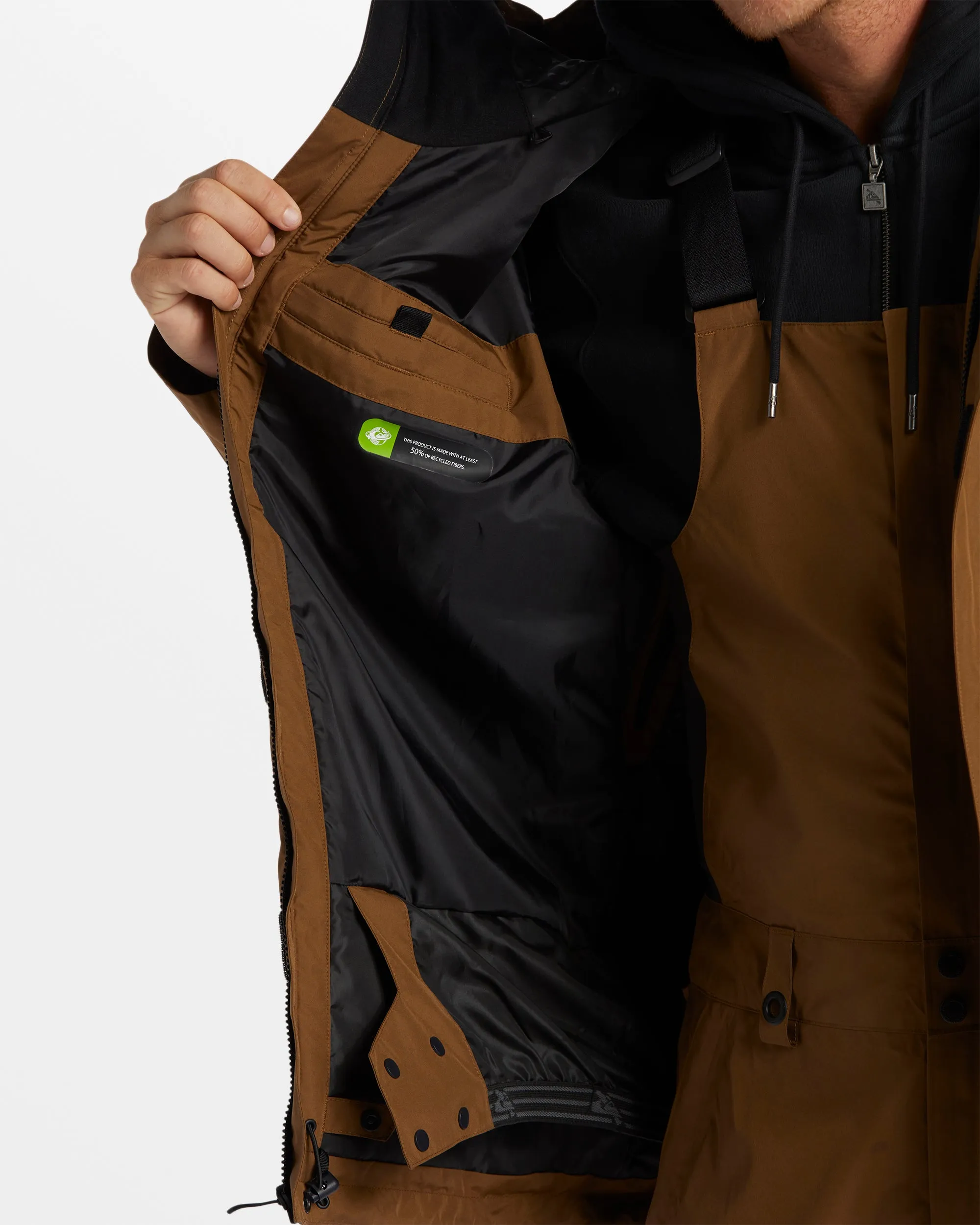Snyc Technical Snow Jacket - Sepia sold by Quiksilver product image thumbnail 4