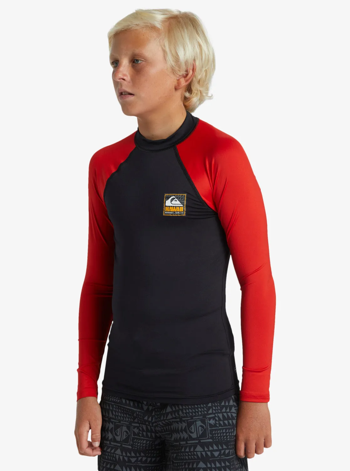 Boys 8-16 Hawaii Badge UPF50 Long Sleeve Rashguard - sold by Quiksilver product image thumbnail 4