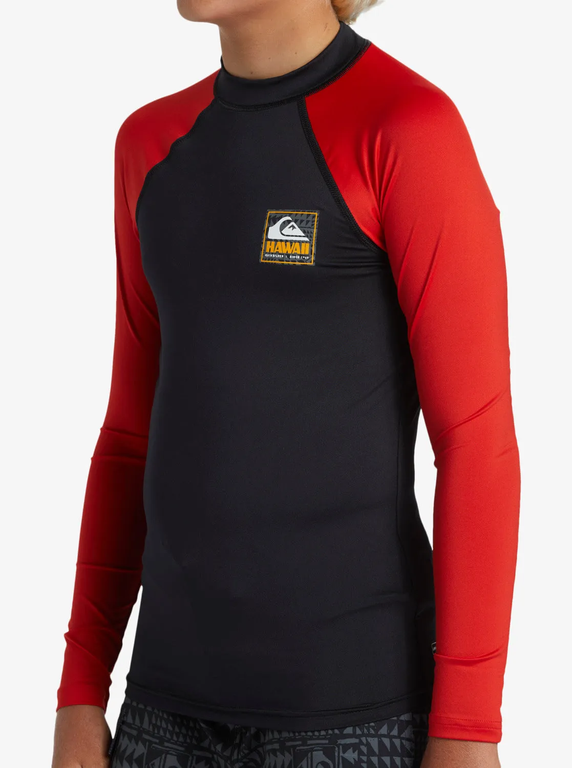 Boys 8-16 Hawaii Badge UPF50 Long Sleeve Rashguard - sold by Quiksilver product image thumbnail 5