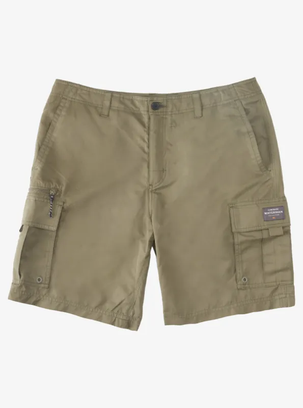 Waterman Maldive Atoll 20" Cargo Shorts - Dusty Olive sold by Quiksilver