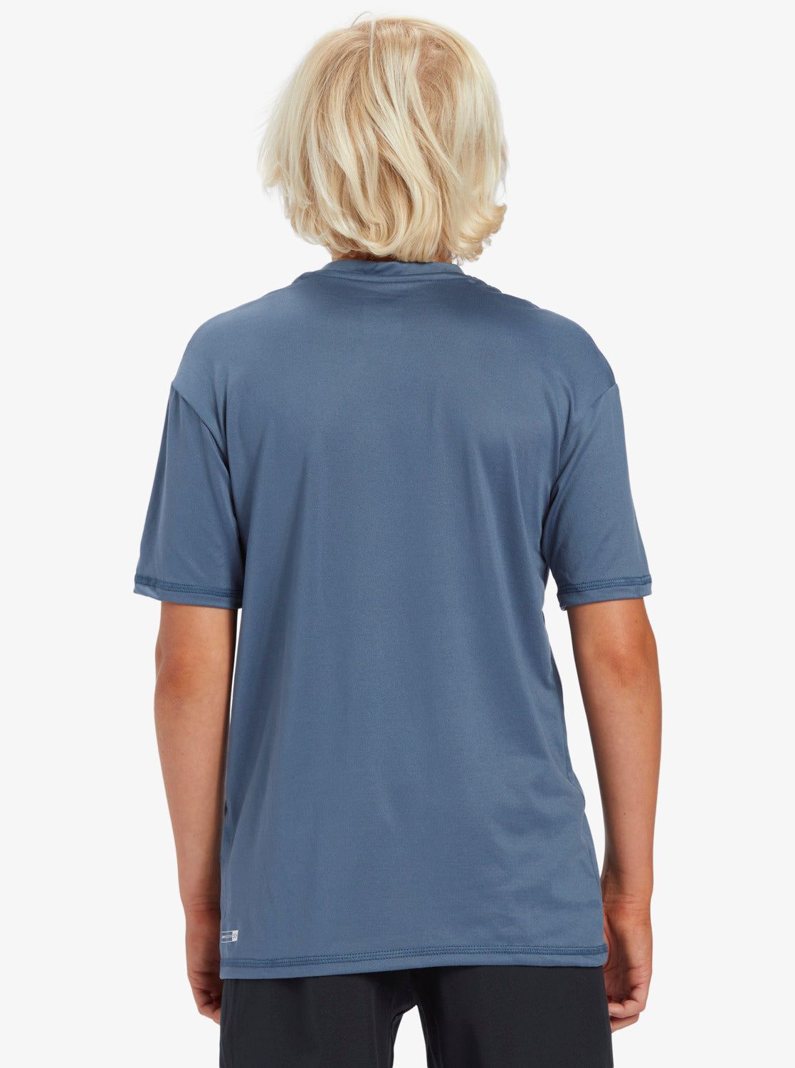 Boys 8-16 Solid Streak Short Sleeve Upf 50 Surf T-Shirt - Bering Sea sold by Quiksilver product image thumbnail 3