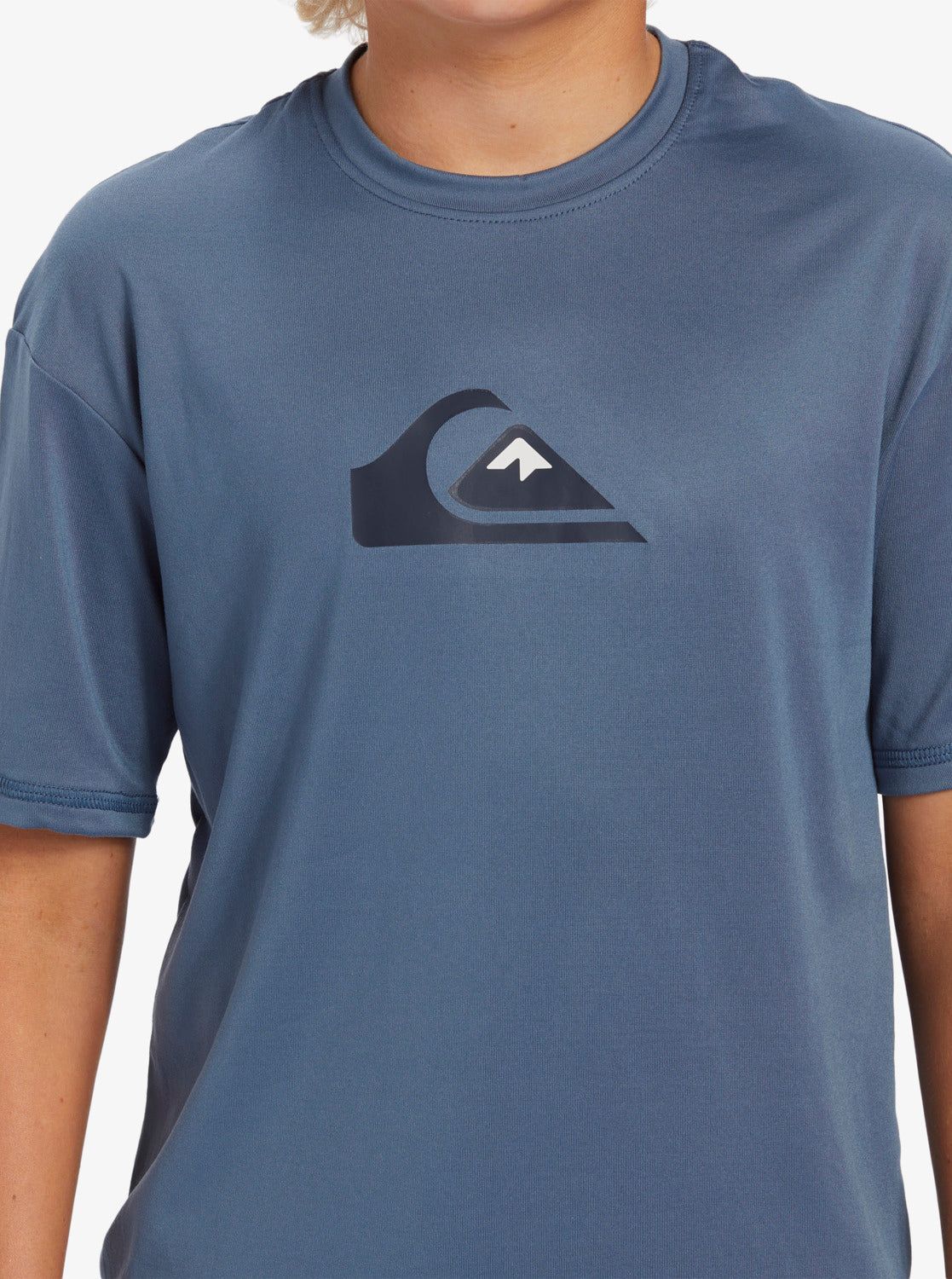 Boys 8-16 Solid Streak Short Sleeve Upf 50 Surf T-Shirt - Bering Sea sold by Quiksilver product image thumbnail 4