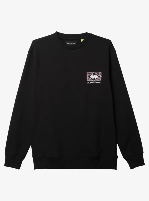 No Control Crew Fleece Crew Neck Sweatshirt - Black sold by Quiksilver