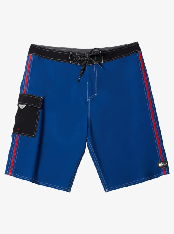 Saturn Solid 21" Boardshorts - Monaco Blue sold by Quiksilver