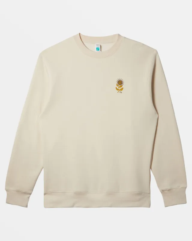 E Peace Out Crew Neck Sweatshirt - Birch sold by Quiksilver