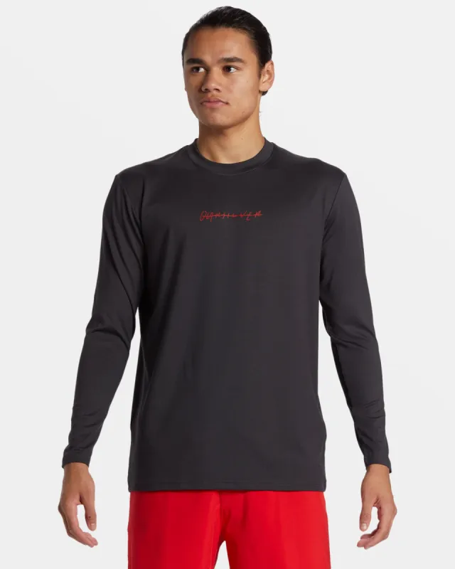DNA Rushed Long Sleeve Surf Tee - Tarmac sold by Quiksilver