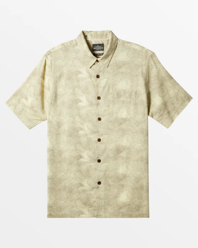 Waterman High Tide Short Sleeve Shirt - Double Cream High Tide Woven sold by Quiksilver