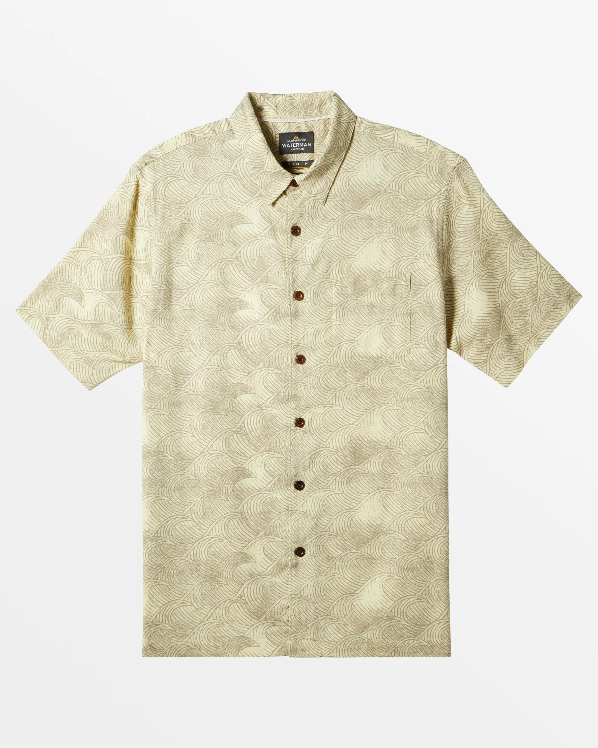 Waterman High Tide Short Sleeve Shirt - Double Cream High Tide Woven sold by Quiksilver