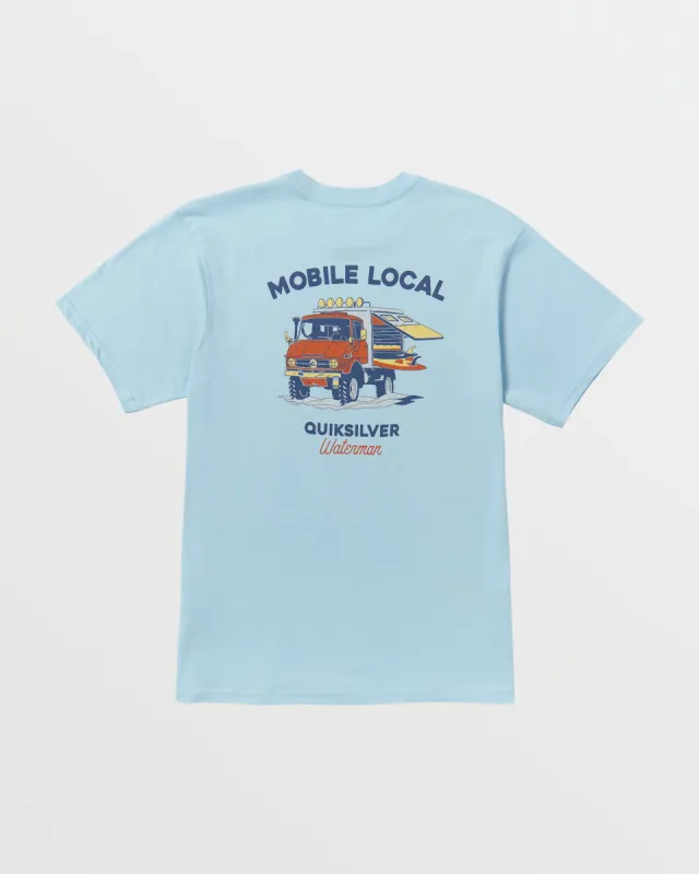 Waterman Mobile Local T-Shirt - Dream Blue sold by Quiksilver