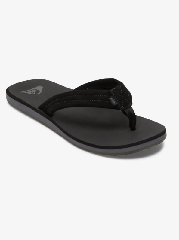 Carver Suede Core Sandals - Black 1 sold by Quiksilver