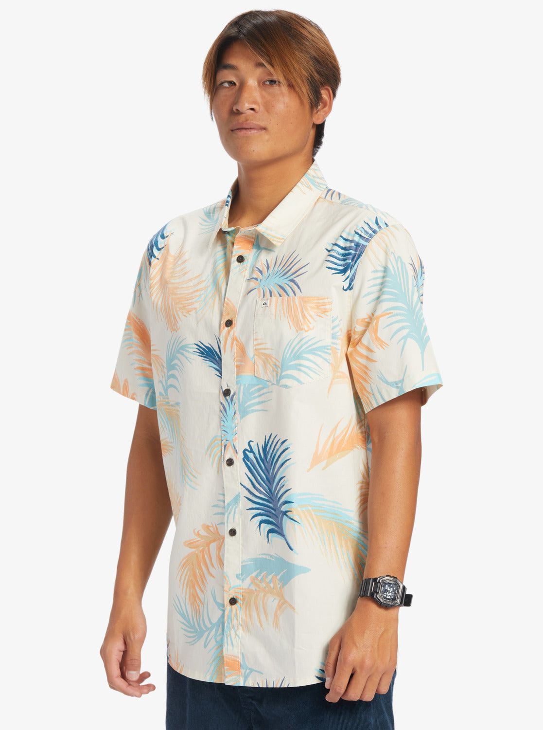 Tropical Glitch Short Sleeve Shirt - Birch Tropical Glitch sold by Quiksilver product image thumbnail 4