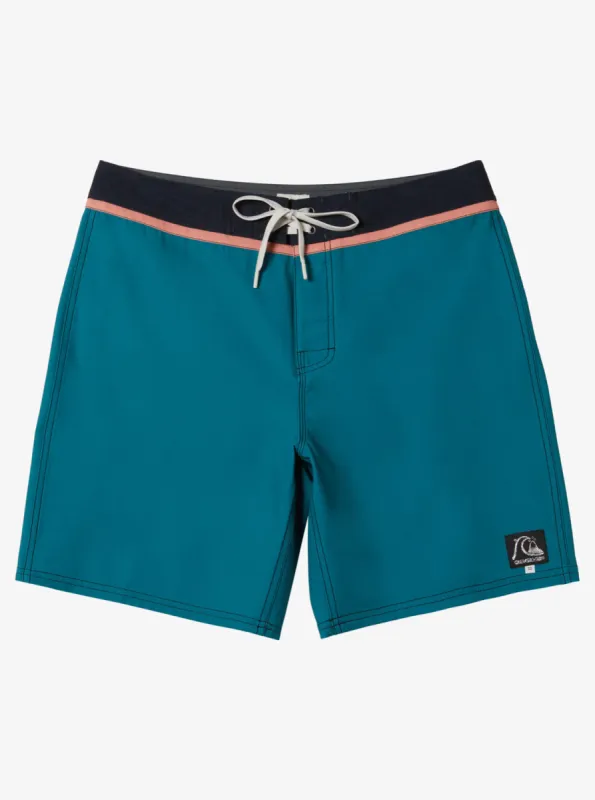 Original Straight Leg Solid 18" Boardshorts - Colonial Blue sold by Quiksilver