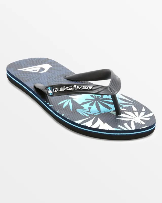 Molokai Art II Sandals - Black/Grey/Blue made by Quiksilver