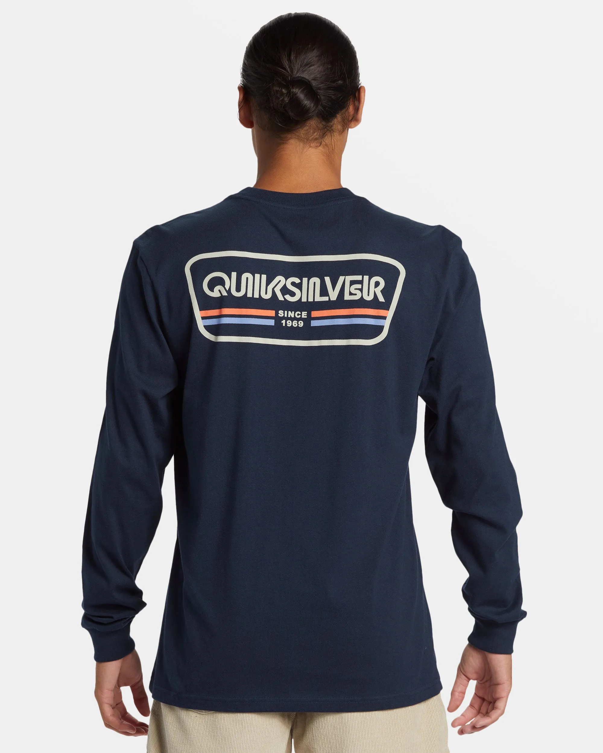 Range Life Long Sleeve T-Shirt - Dark Navy sold by Quiksilver product image thumbnail 2