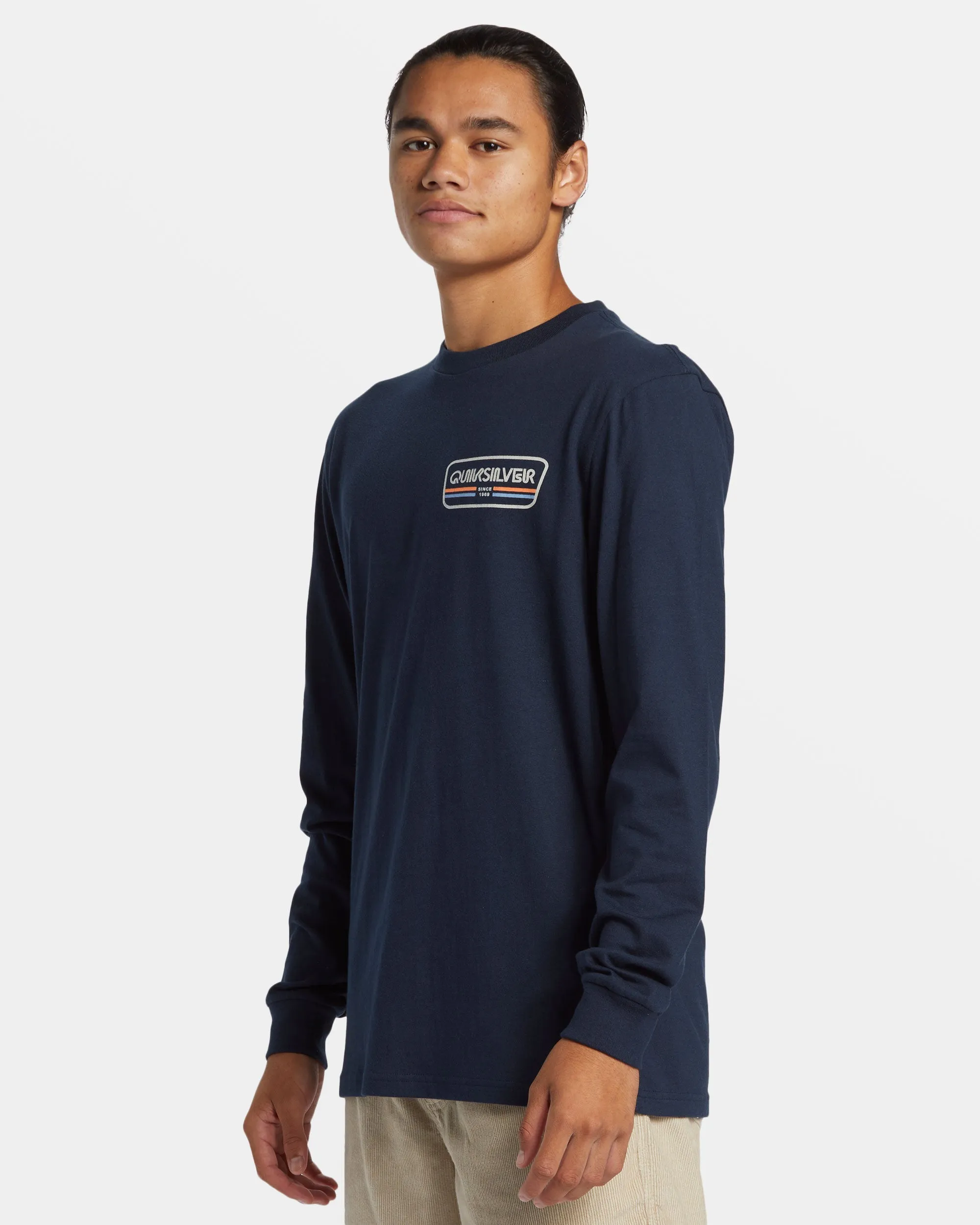 Range Life Long Sleeve T-Shirt - Dark Navy sold by Quiksilver product image thumbnail 4