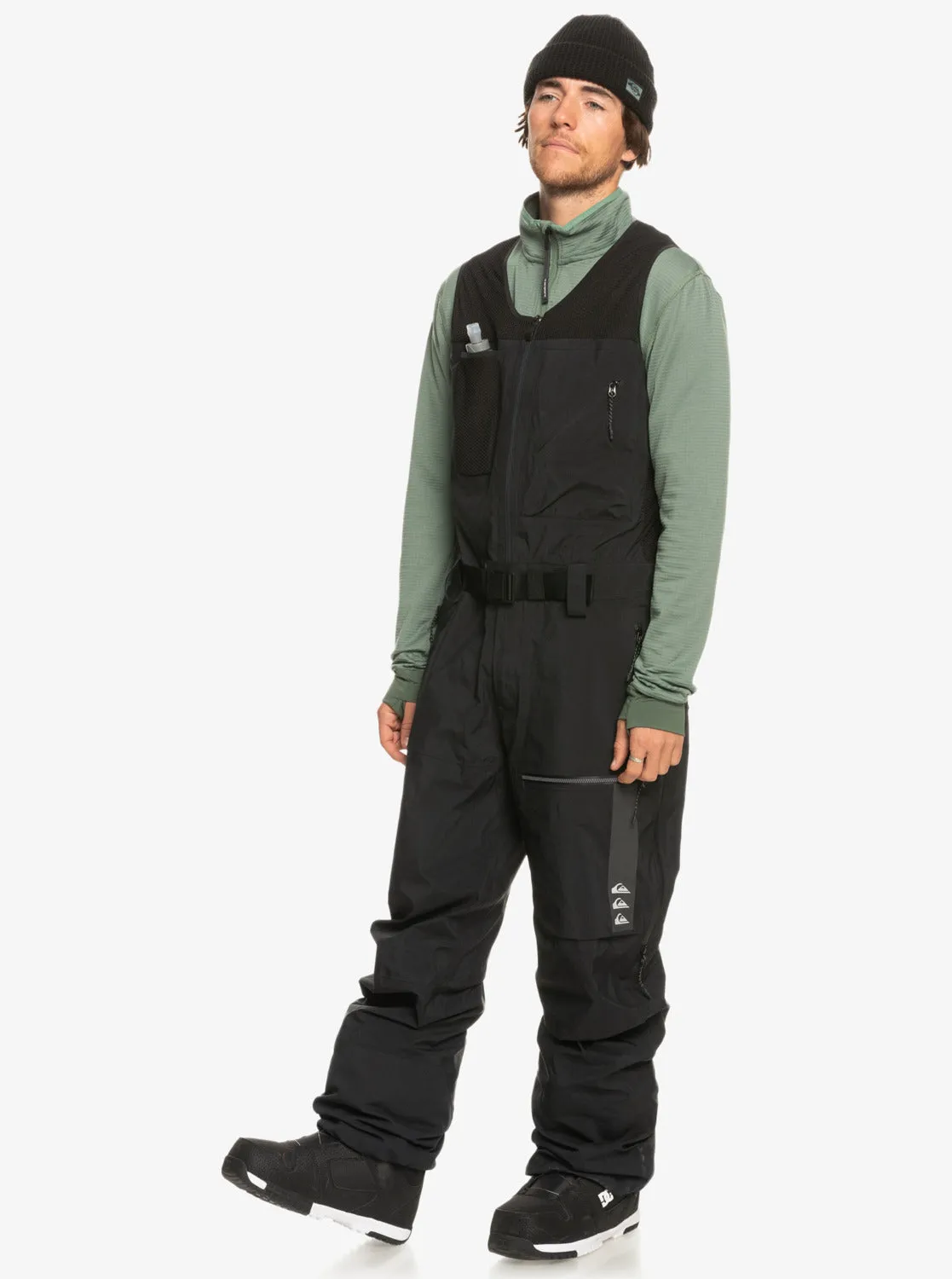 Highline Pro 3L Gore-Tex® Snow Bib Pants - True Black sold by Quiksilver product image thumbnail 4