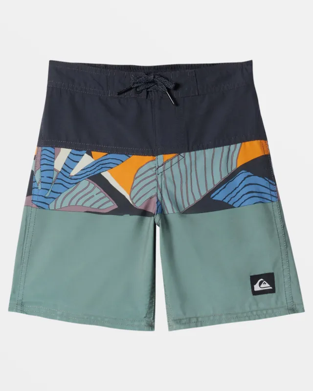 Boys 2-7 Everyday Panel 13" Boardshorts - Sea Spray made by Quiksilver