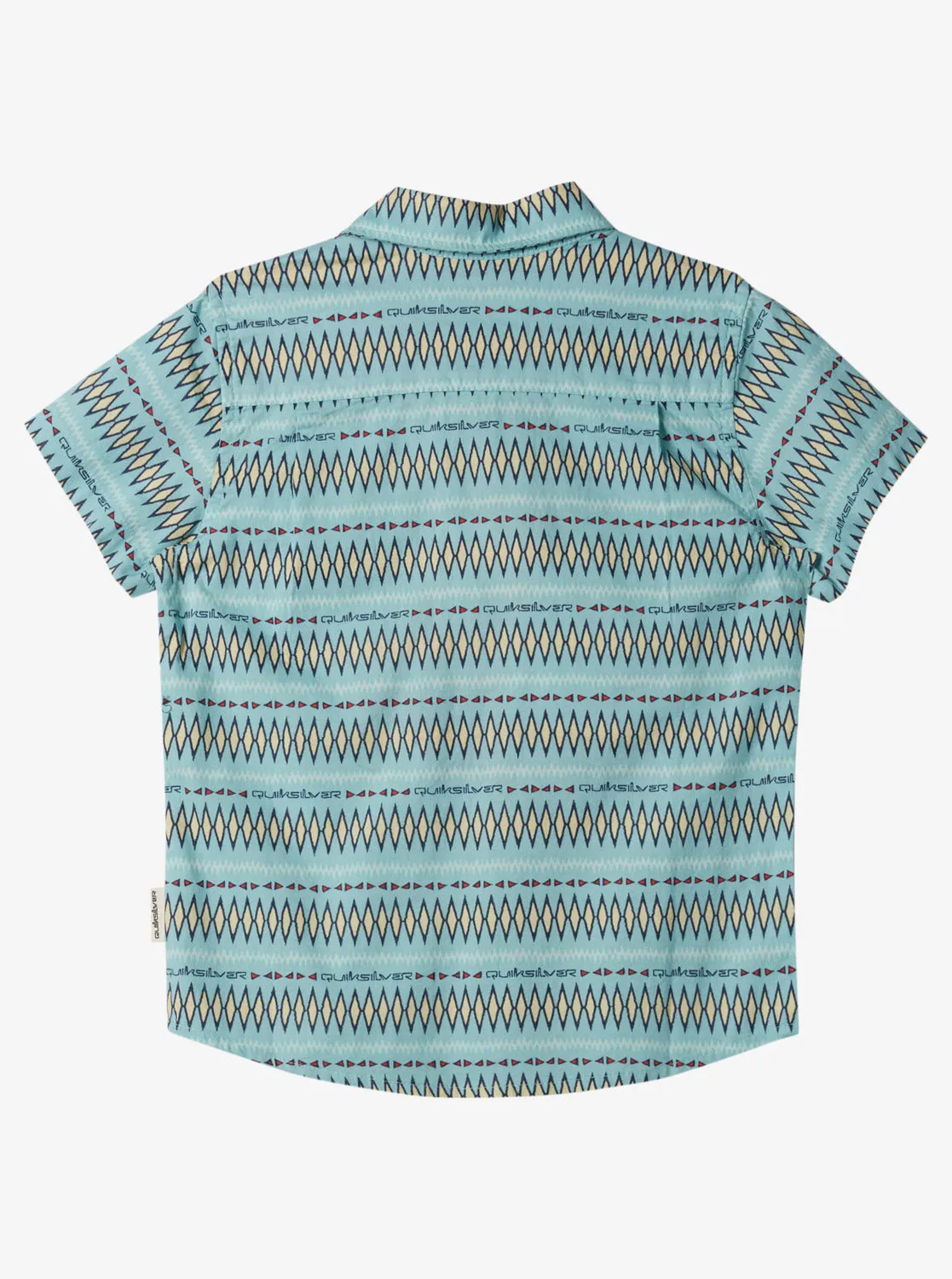 Boys 2-7 Vibrations Short Sleeve Woven Shirt - Marine Blue Pattern Ss Boys sold by Quiksilver product image thumbnail 2