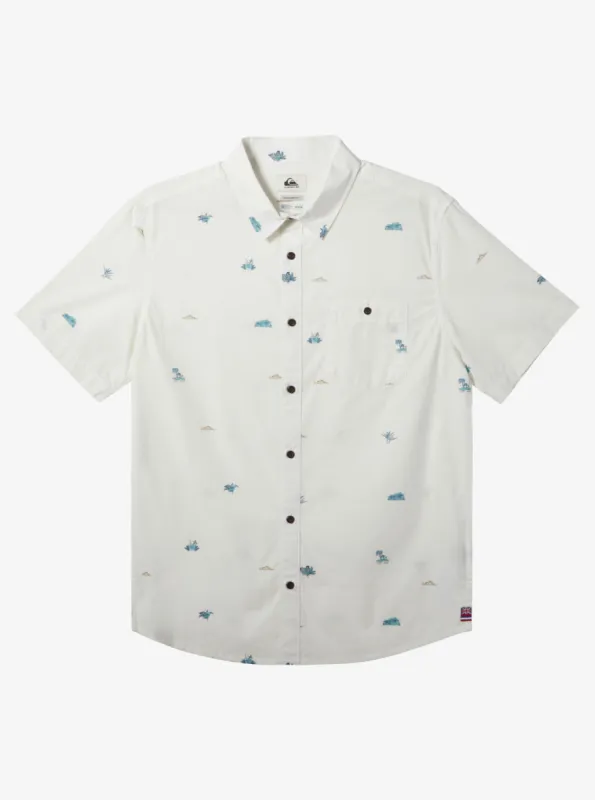 Stowaway Woven Hawaiian Shirt - Snow White sold by Quiksilver