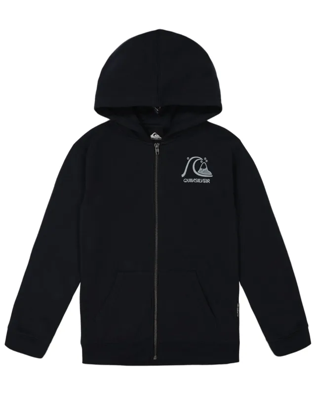 Boys 8-16 Graphic Zip Hoodie - Black sold by Quiksilver