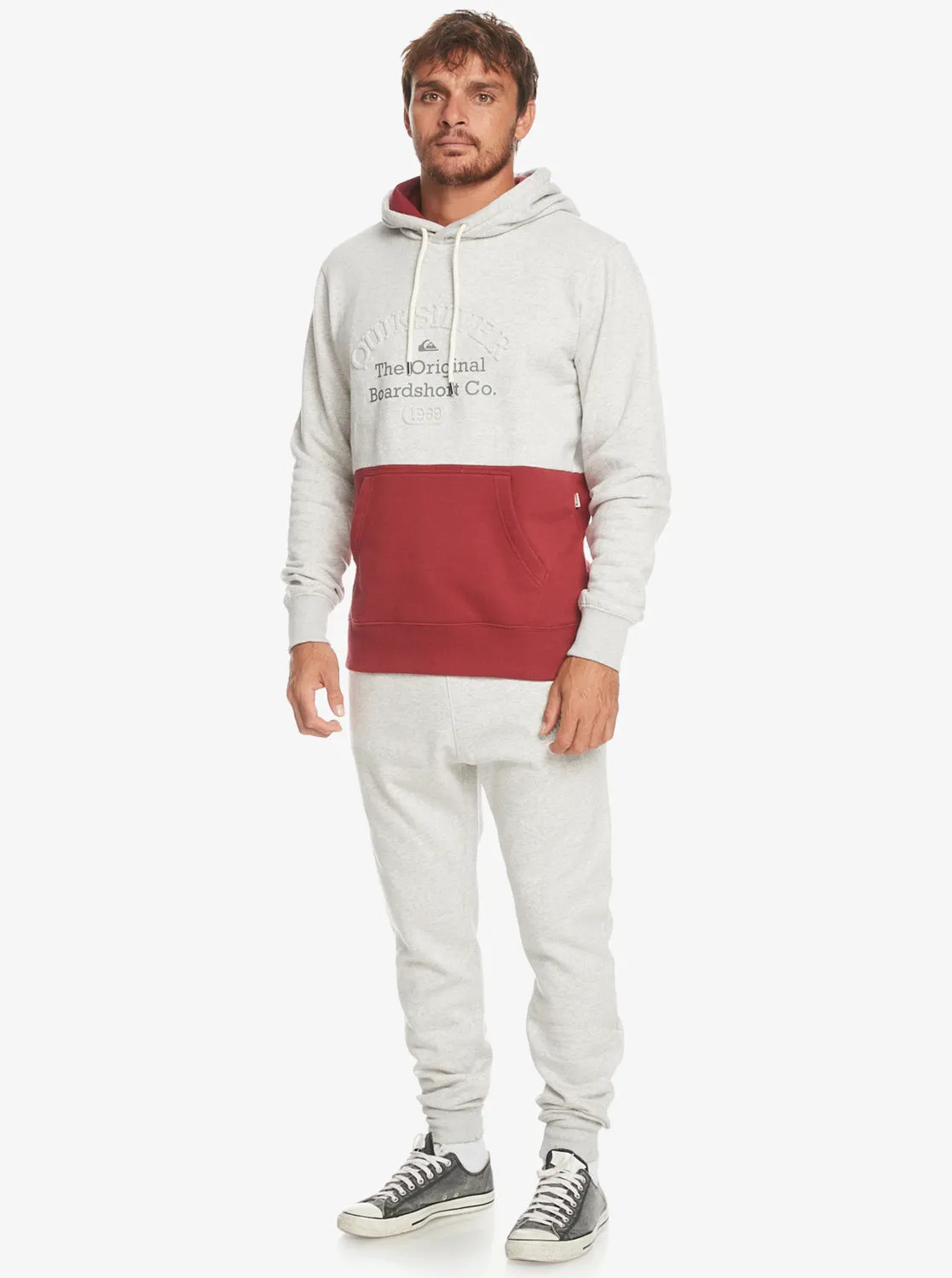 Emboss Hoodie - Light Grey Heather sold by Quiksilver product image thumbnail 4