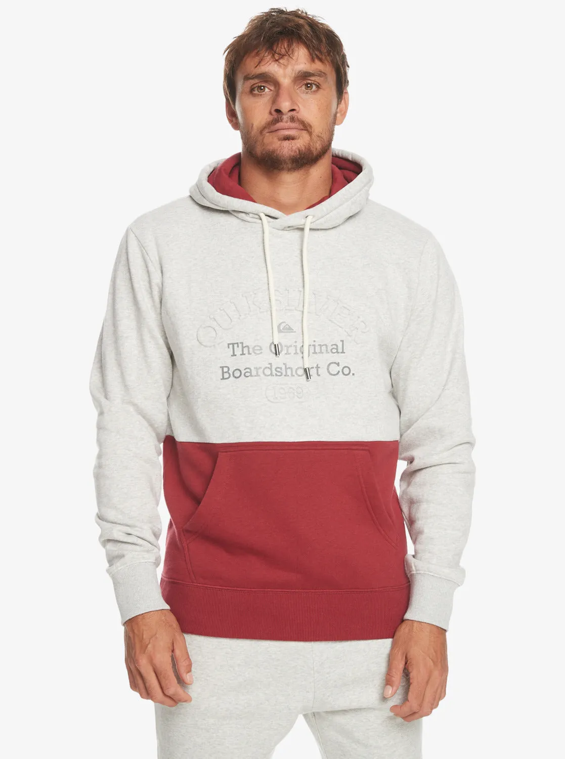 Emboss Hoodie - Light Grey Heather sold by Quiksilver product image thumbnail 3