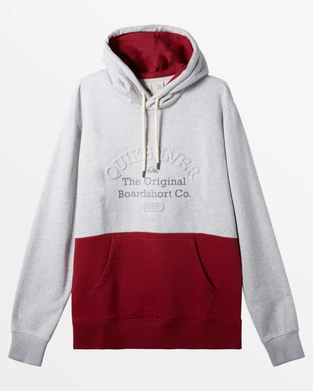 Emboss Hoodie - Light Grey Heather sold by Quiksilver