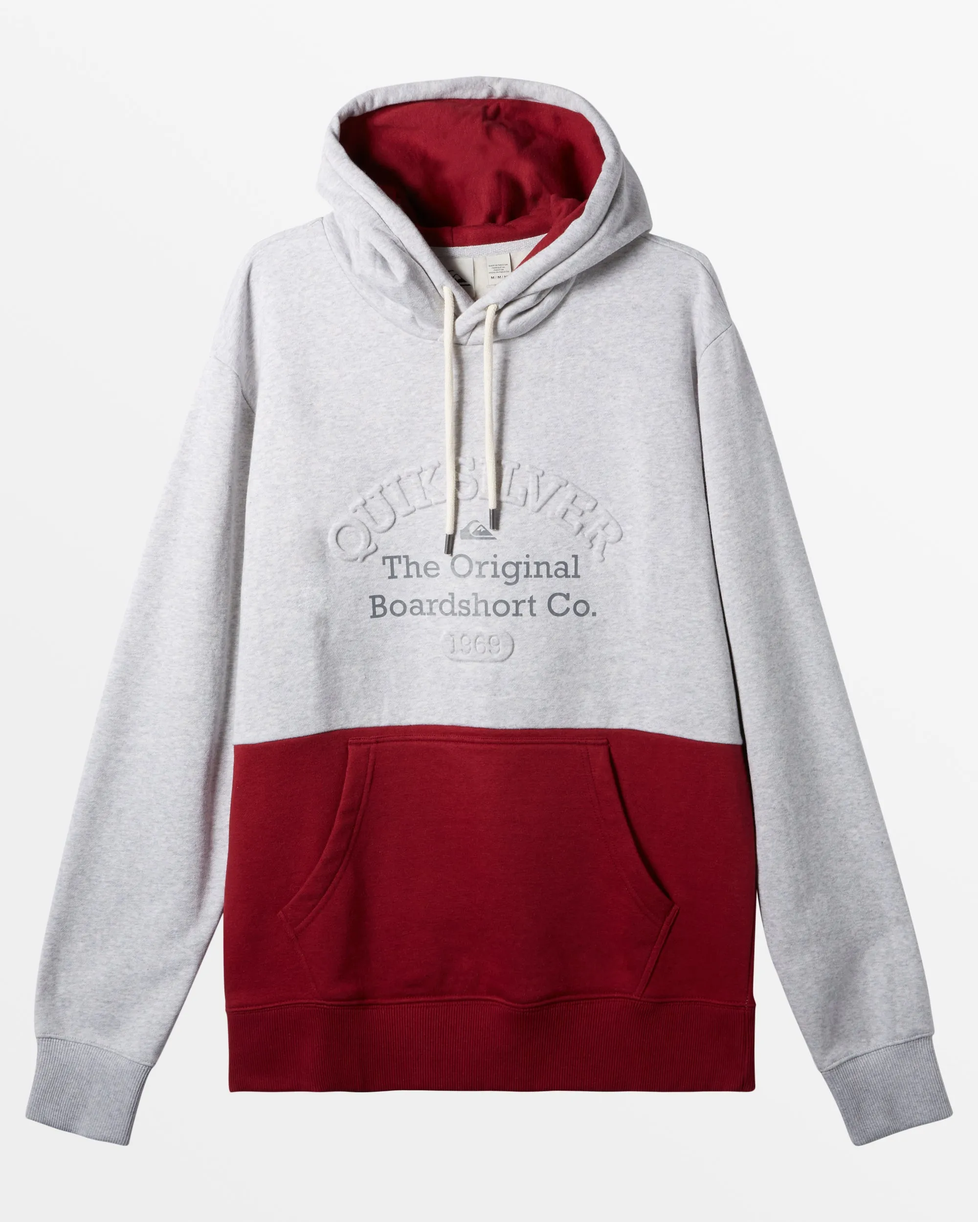 Emboss Hoodie - Light Grey Heather sold by Quiksilver