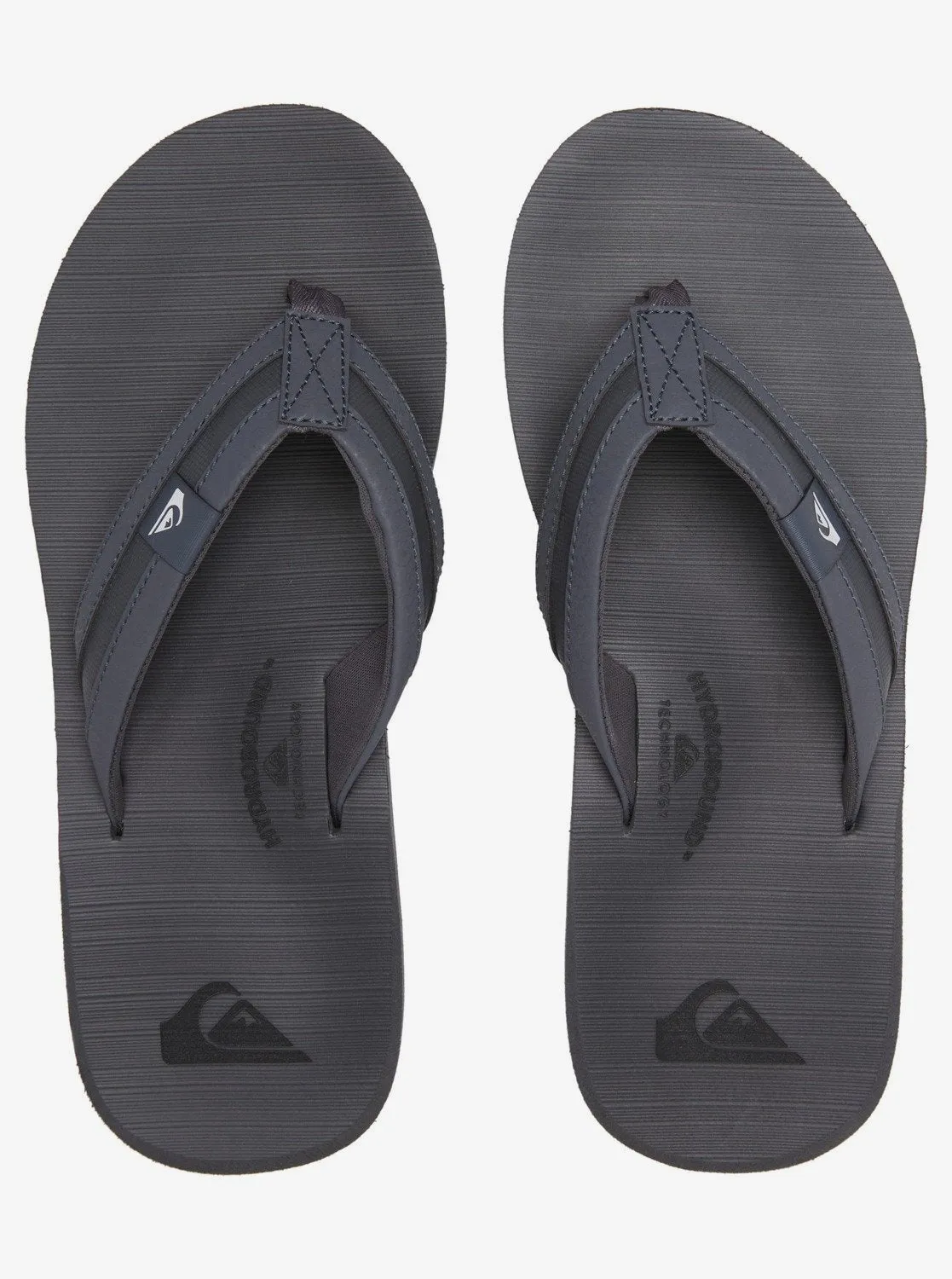 Carving Squish Sandals - Grey/Grey/White sold by Quiksilver product image thumbnail 3