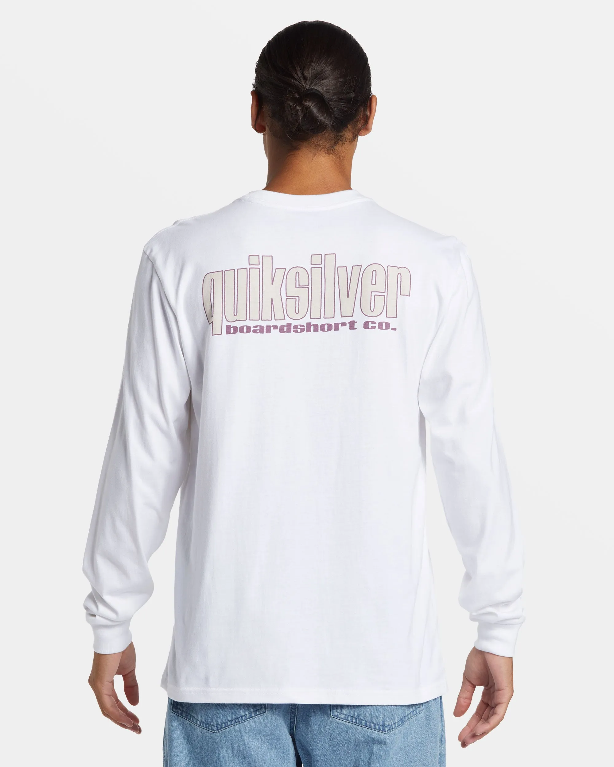 Three Tree Long Sleeve T-Shirt - White sold by Quiksilver product image thumbnail 2