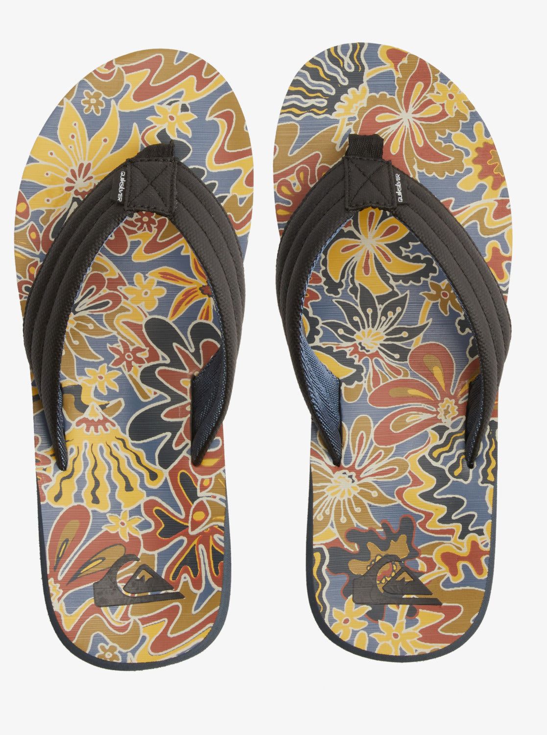 Carver Print Sandals - Black/Blue/Grey sold by Quiksilver product image thumbnail 4