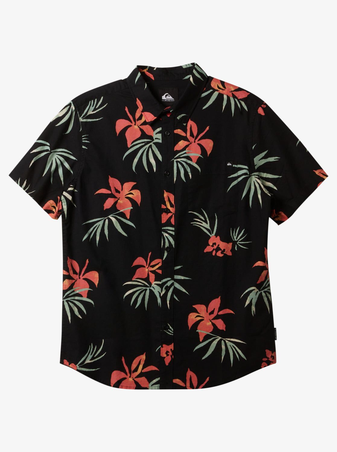 Boys 8-16 Apero Classics Short Sleeve Woven Shirt - Black Aop Mix Bag Ss sold by Quiksilver