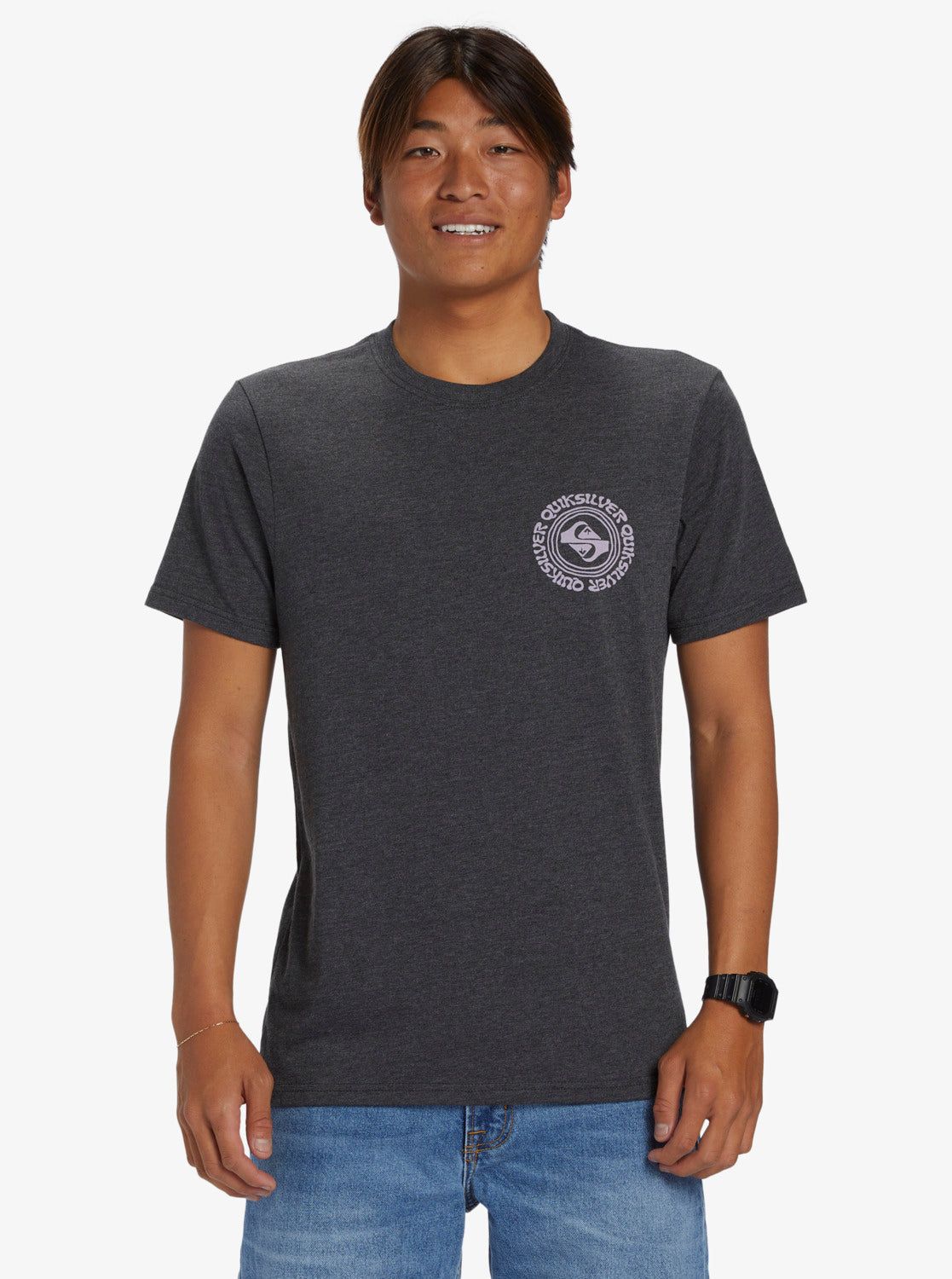 Full Circle T-Shirt - Charcoal Heather sold by Quiksilver product image thumbnail 3