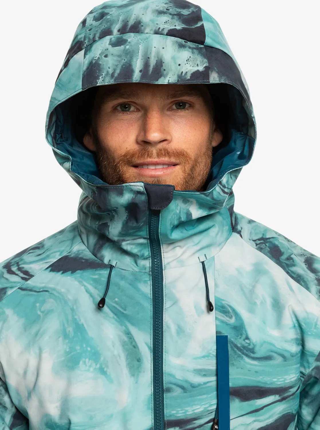 Mission Technical Snow Jacket - Resin Tint Majolica Blue sold by Quiksilver product image thumbnail 3