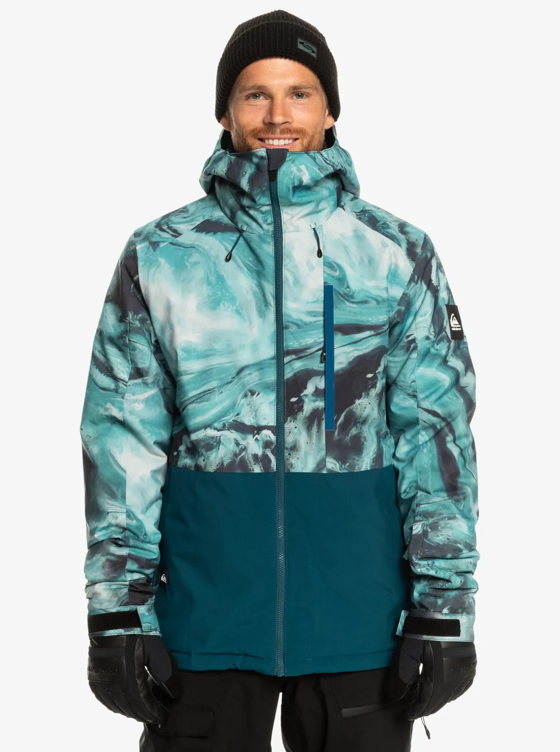 Mission Technical Snow Jacket - Resin Tint Majolica Blue sold by Quiksilver
