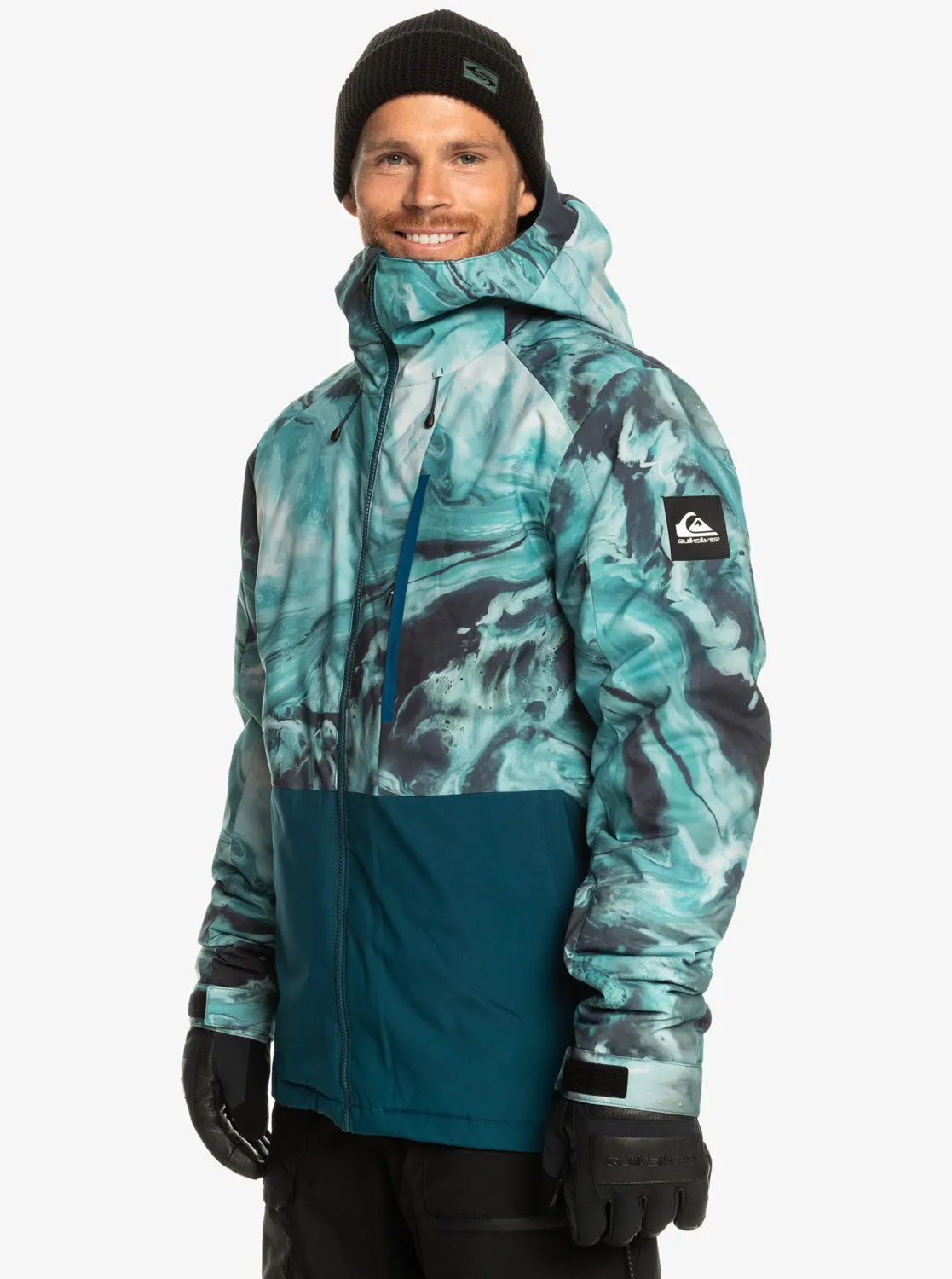 Mission Technical Snow Jacket - Resin Tint Majolica Blue sold by Quiksilver product image thumbnail 2