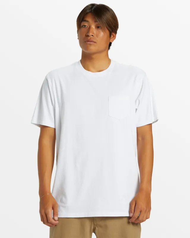 Salt Water Pocket Tee T-Shirt - White sold by Quiksilver